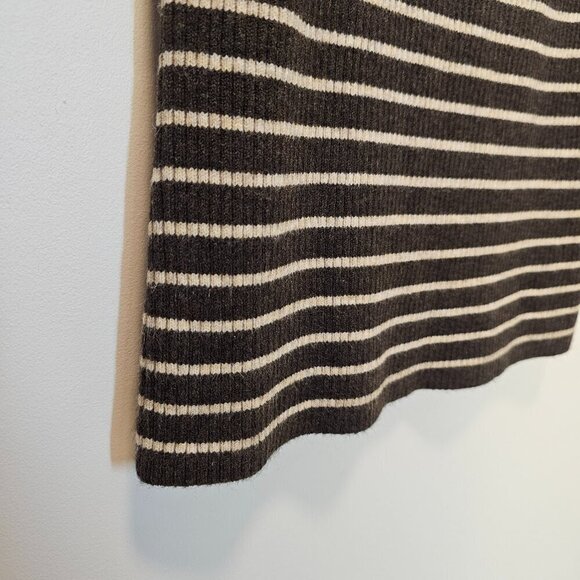 TE‎ There-Elsewhere Brown Striped Spaghetti Knit Cami Wool Blend Tank Size M/L - Picture 11 of 13
